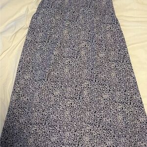 Floral Purple Pendleton Skirt